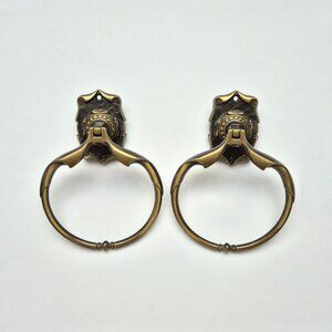 Vintage 70s Amerock hand towel holder, set of 2